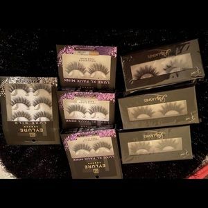 Lily lashes and eyelure mink lashes